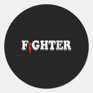 Depression Awareness Suicide Prevention Angst Runder Aufkleber