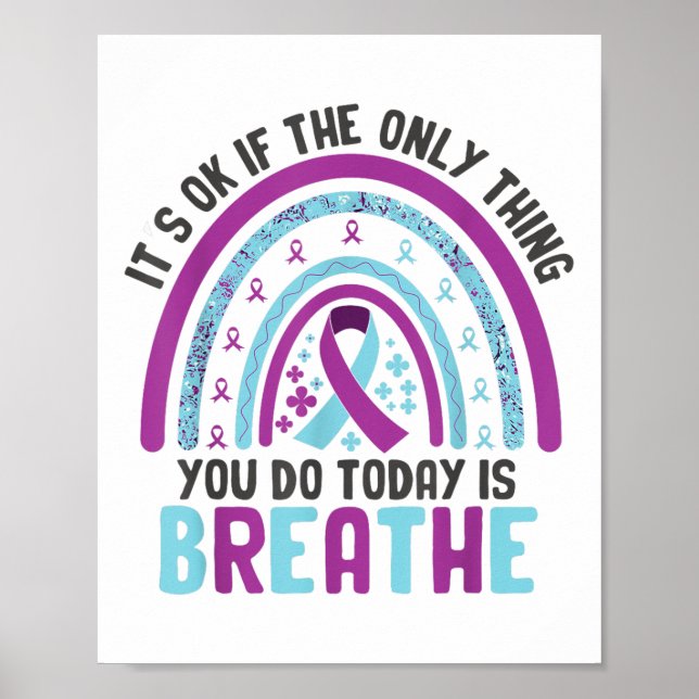 Depression Awareness Suicide Prevention  Poster (Vorne)