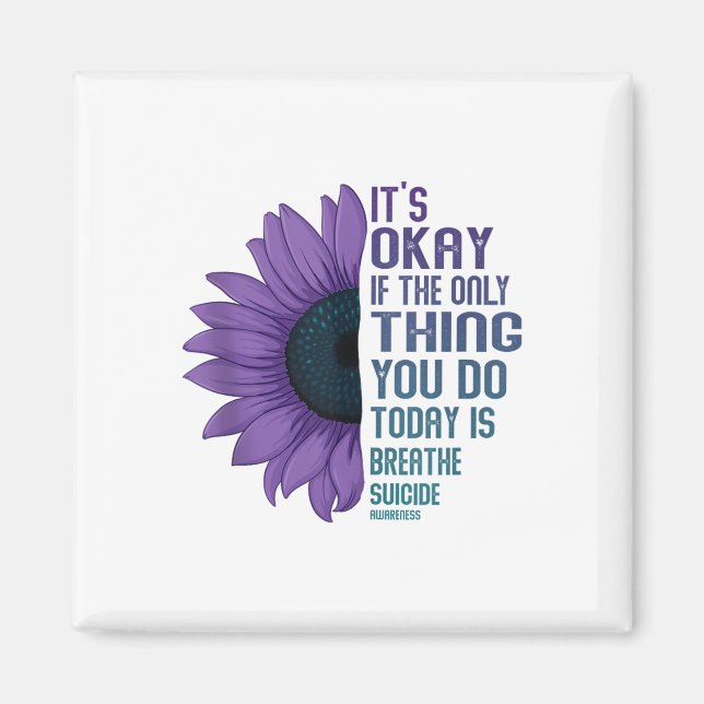 Depression Awareness Suicide Prevention Tank Top_7 Magnet (Vorne)