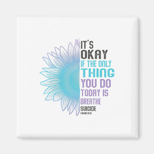 Depression Awareness Suizid Prevention 4 Magnet