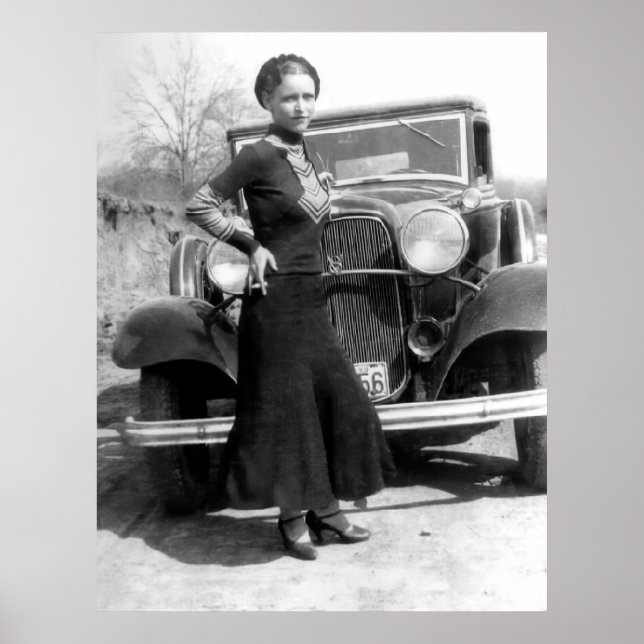 DEPRESSION ERA GANGSTER - BONNIE PARKER 1933 POSTER (Vorne)