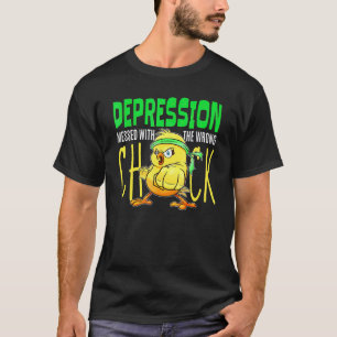 Depression hat sich mit dem falschen Mädchen angel T-Shirt