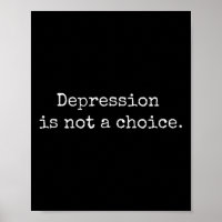 Depression ist keine Wahl - Bewusstsein der psychi