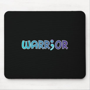 Depression Krieger gegen Suizid Angst Bewusstsein Mousepad