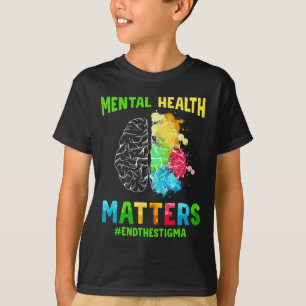 Depression Psychische Gesundheit Bewusstsein beend T-Shirt