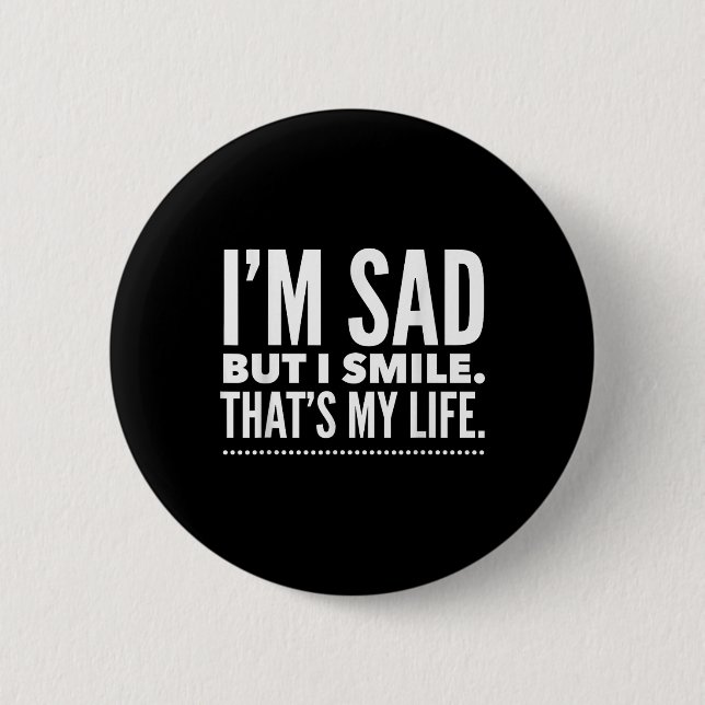 Depression Psychische Gesundheit Bewusstsein Button (Vorderseite)