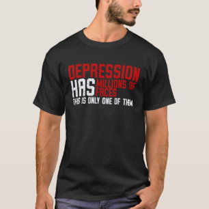 Depression Psychische Gesundheit Bewusstsein T-Shirt