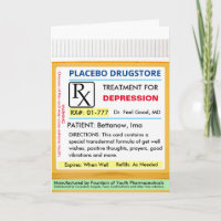 DEPRESSION RX Verschreibung für Gesundheit wird gu