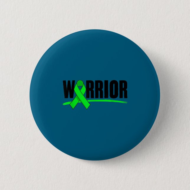 Depression Warrior Ribbon Mental Health Awareness  Button (Vorderseite)
