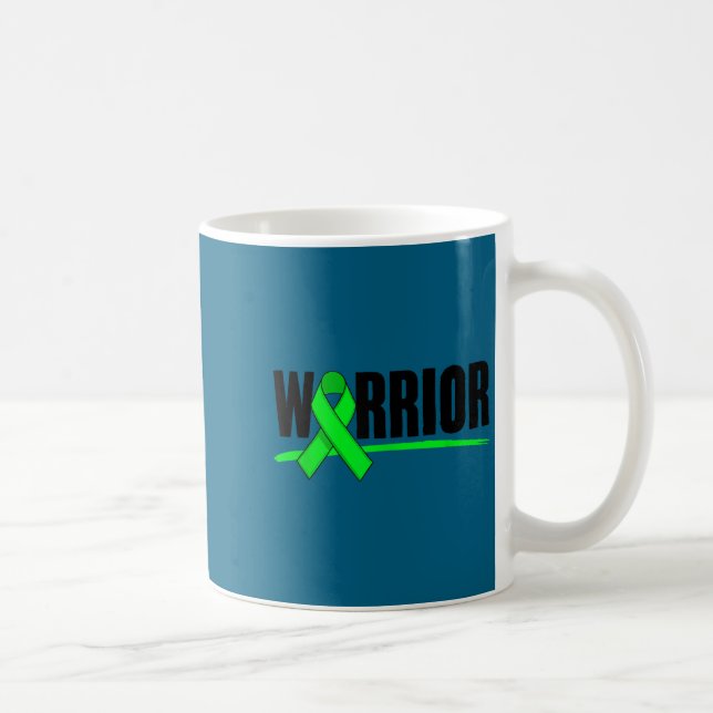 Depression Warrior-Schleife Bewusstsein für psychi Kaffeetasse (Rechts)