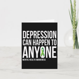 Depressionen können im Bewusstsein jeder psychisch Karte
