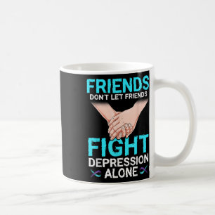 Depressionen Shirt Männer Frauen Suizidprävention Kaffeetasse