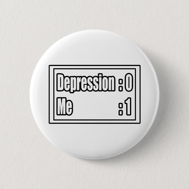 Depressionsanzeiger Button (Vorderseite)