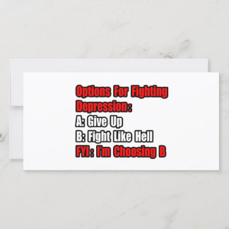 Depressionsbekämpfungsoptionen