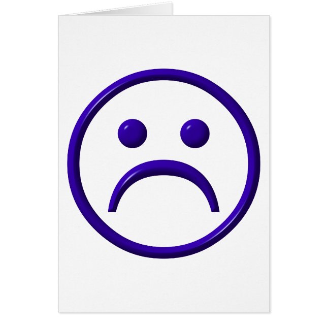 Depressiv, traurig und blau (Vorne)