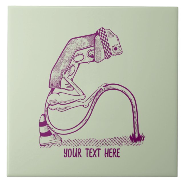 Depressive Ampel Fliese (Vorderseite)