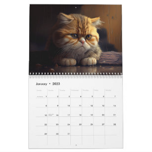 Depressive Katzen - Kalender 2024