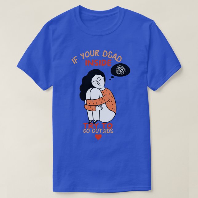 Depressive Todesfälle im Inneren T-Shirt (Design vorne)