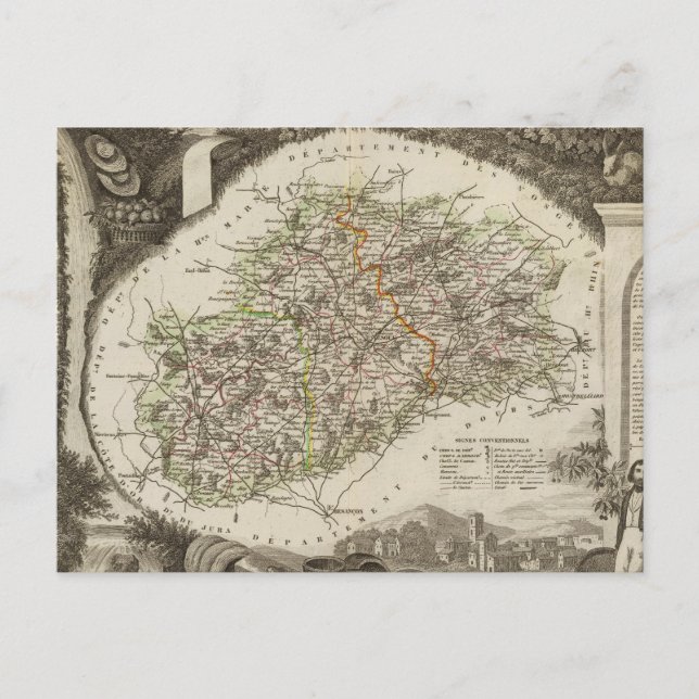 Dept. De La Hte Saone Postkarte (Vorderseite)