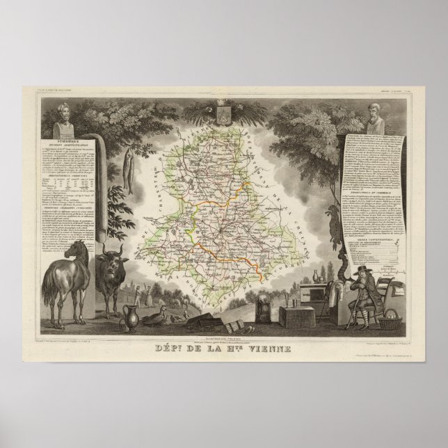 Dept. De La Hte Vienne Poster (Vorne)