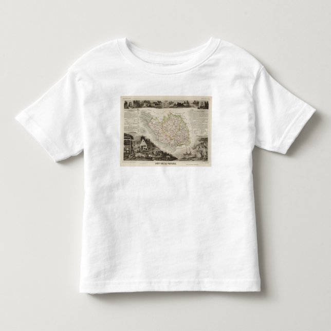Dept. De La Vendee Kleinkind T-shirt (Vorderseite)