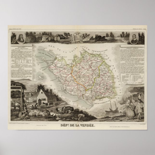 Dept. De La Vendee Poster (Vorne)