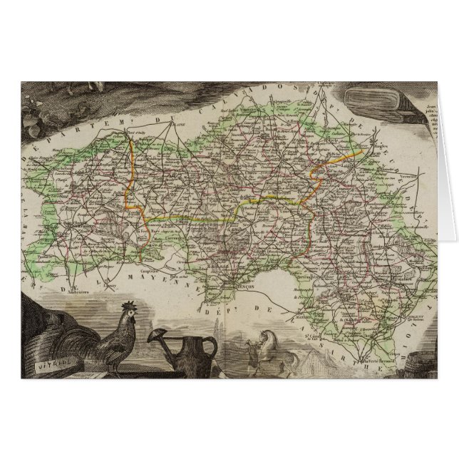 Dept. De L'Orne (Vorderseite (Horizontal))