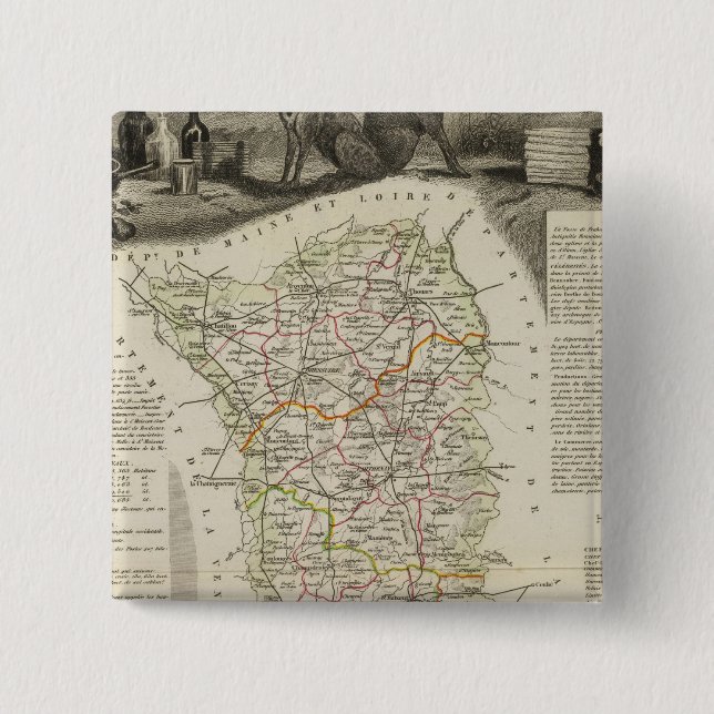 Dept. des Deux Sevres Button (Vorderseite)