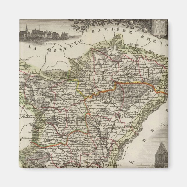 Dept. des Unterrheins Magnet (Vorne)