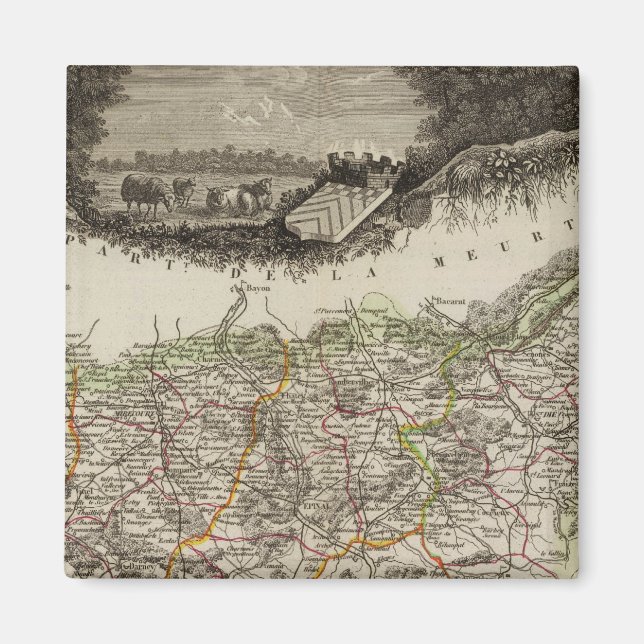 Dept Des Vosges Magnet (Vorne)