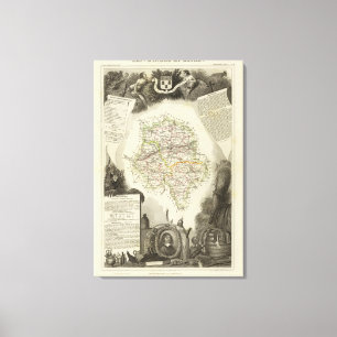 Dept D'Indre und Dormouse Leinwanddruck