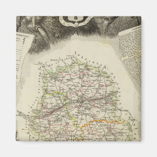 Dept D'Indre und Dormouse Magnet
