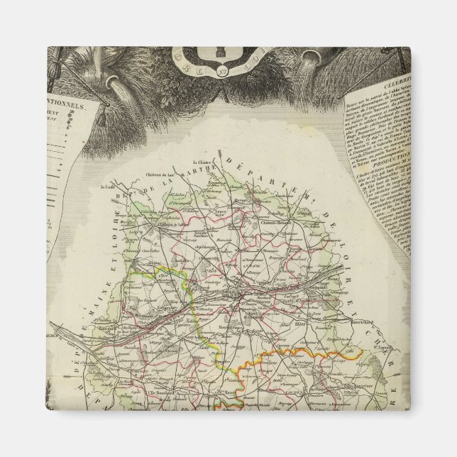 Dept D'Indre und Dormouse Magnet (Vorne)