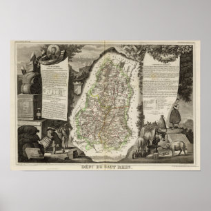 Dept. Du Haut Rhin Poster