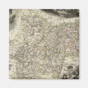 Dept Saone et Loire Magnet