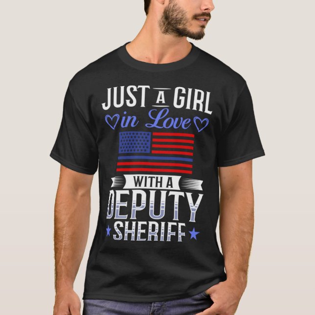 Deputy Sheriff Wife Police Chief Sheriff s Officer T-Shirt (Vorderseite)