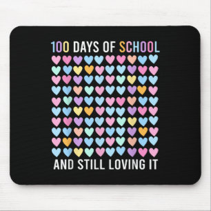 Der 100. Schultag, der es noch liebt, hört 100 Mousepad