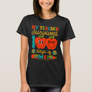 Der 100. Schultag meines Lehrers überlebte 100 Tag T-Shirt