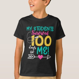 Der 100. Schultag meines Schülers überlebte 100 Ta T-Shirt
