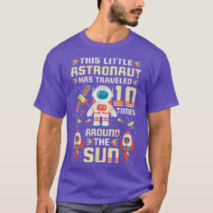 Der 10. Geburtstag Astronaut ist 10 Mal gereist T-Shirt