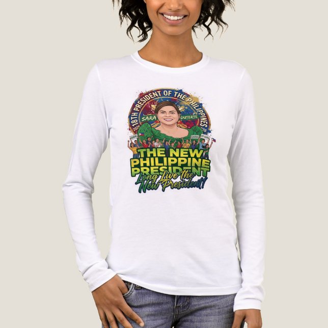 Der 18. Präsident der Philippinen Tri-Blend Shirt (Vorderseite)