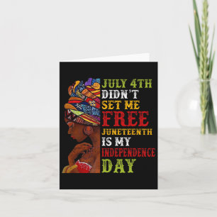 Der 19. Juli ist mein Unabhängigkeitstag am 4. Jul Karte