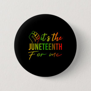 Der 19. Juni für mich, Afrikanischer Schwarzgeschi Button