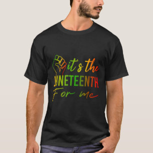 Der 19. Juni für mich, Afrikanischer Schwarzgeschi T-Shirt