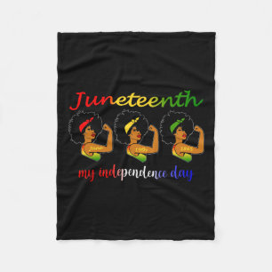 Der 19. Juni ist mein Unabhängigkeitstag Freie sch Fleecedecke