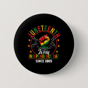 Der 19. Juni ist mein Unabhängigkeitstag Freiheit Button