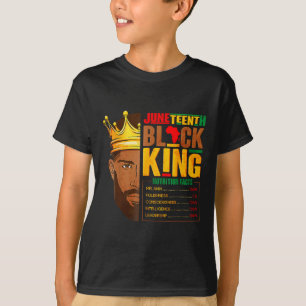 Der 19. Schwarze König ernährungswissenschaftliche T-Shirt