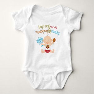 Der 1. Erntedank u. das Chanukka des Babys Baby Strampler