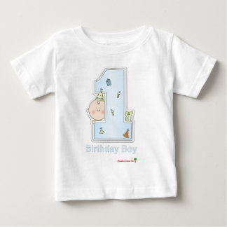 Der 1. Geburtstag des Jungen Baby T-shirt
