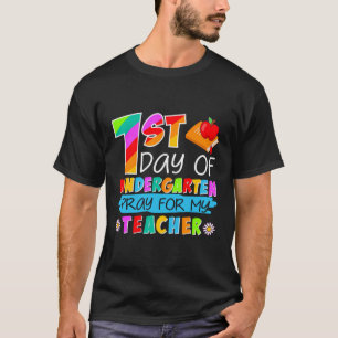 Der 1. Kindergarten betet für meinen Lehrer zurück T-Shirt